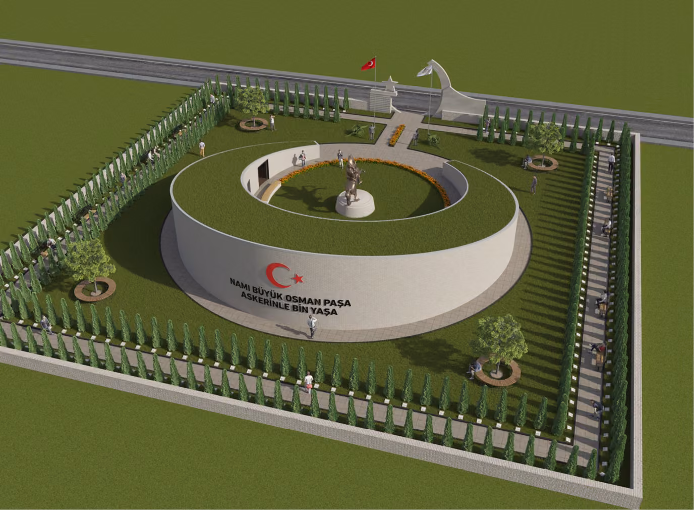Plevne Kahramanı Gazi Osman Paşa Parkı — görsel 2